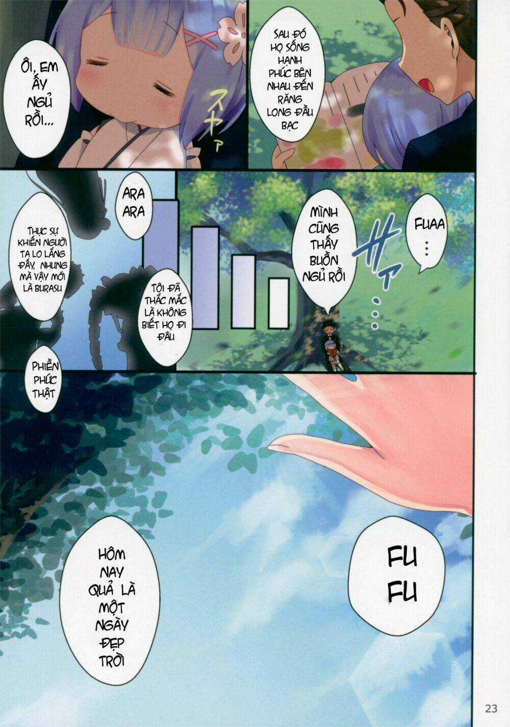 [doujinshi] Re: Zero Youjo Rem rin to Issho Chapter 1 trang 21