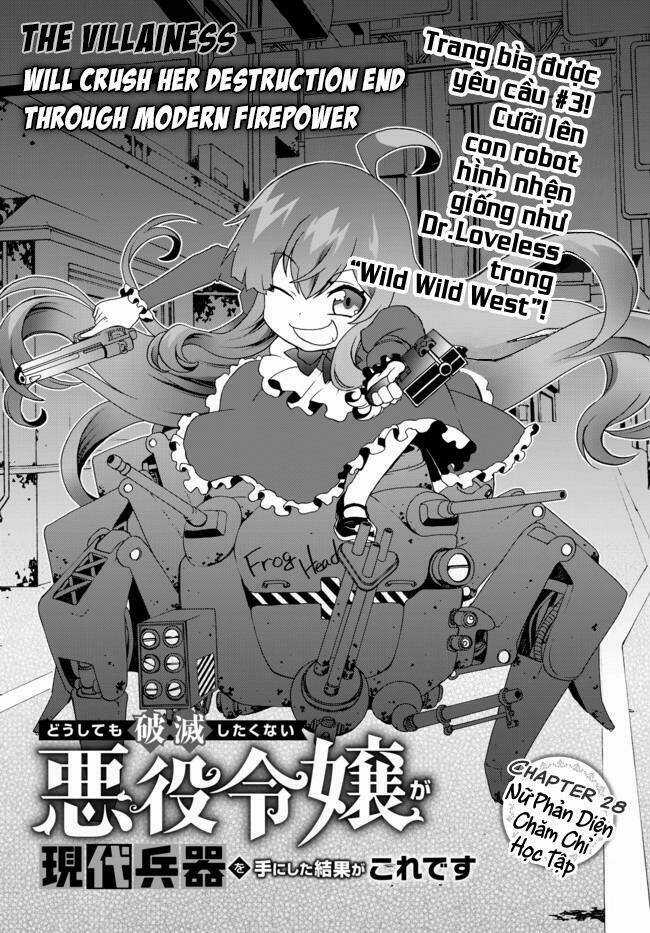 Doushitemo Hametsushitakunai Akuyaku Reijou Ga Gendai Heiki Wo Te Ni Shita Kekka Ga Kore Desu Chapter 28 trang 3