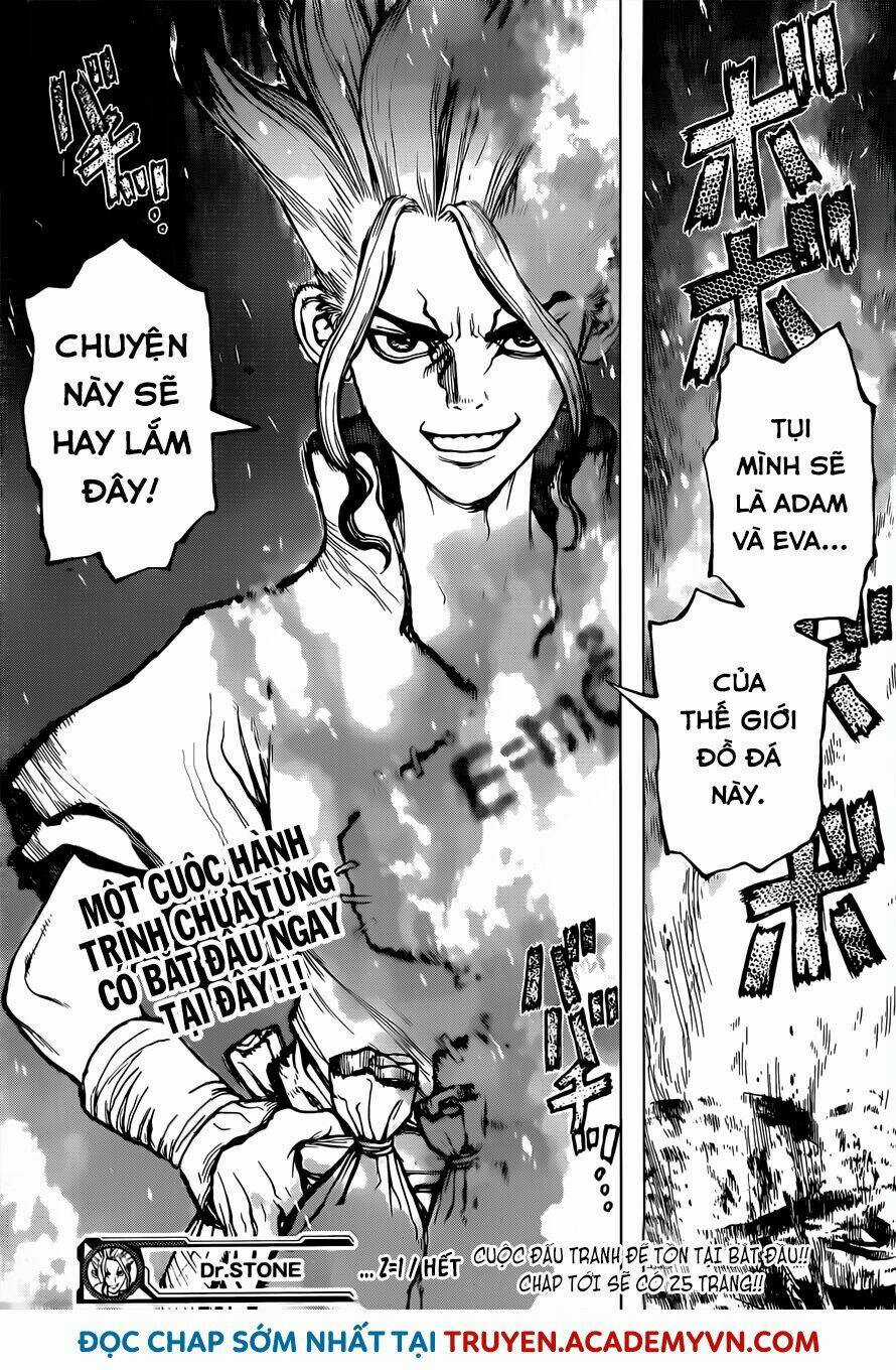 Dr.stone - Hồi Sinh Thế Giới Chapter 1 trang 48