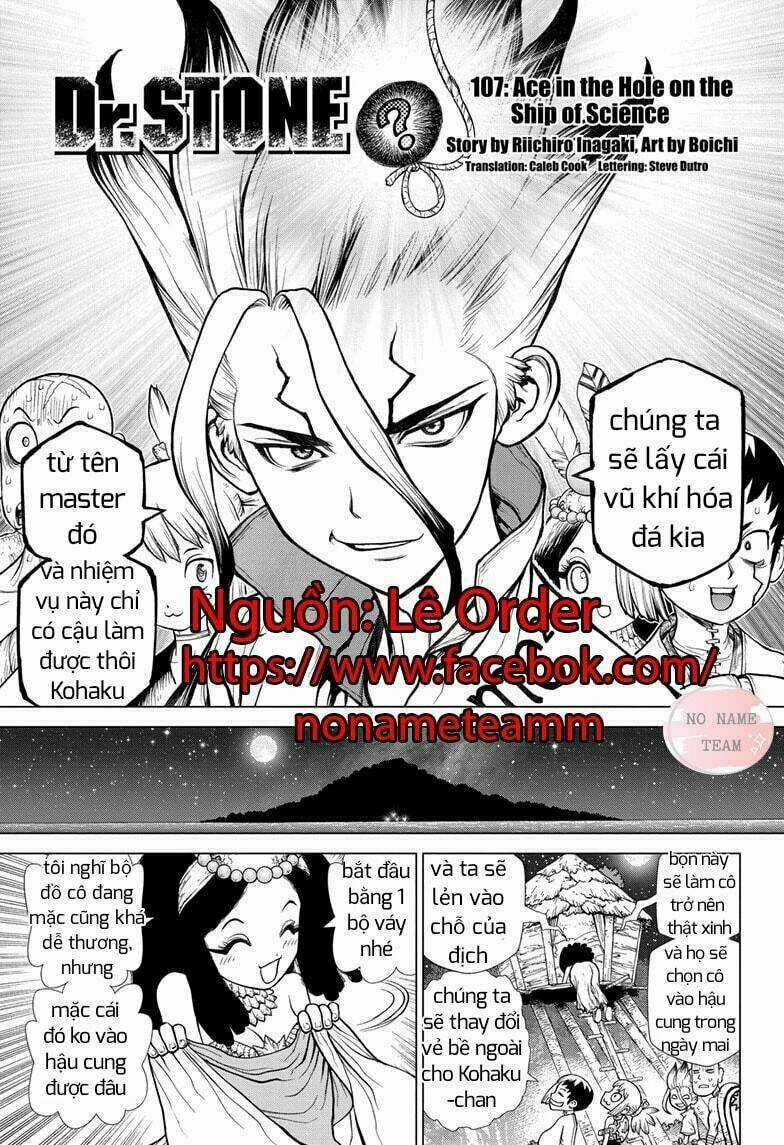 Dr.stone - Hồi Sinh Thế Giới Chapter 107 trang 1