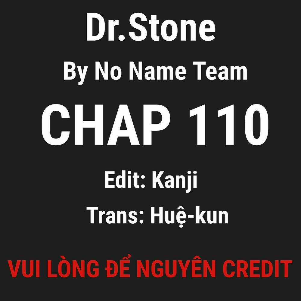 Dr.stone - Hồi Sinh Thế Giới Chapter 110 trang 0