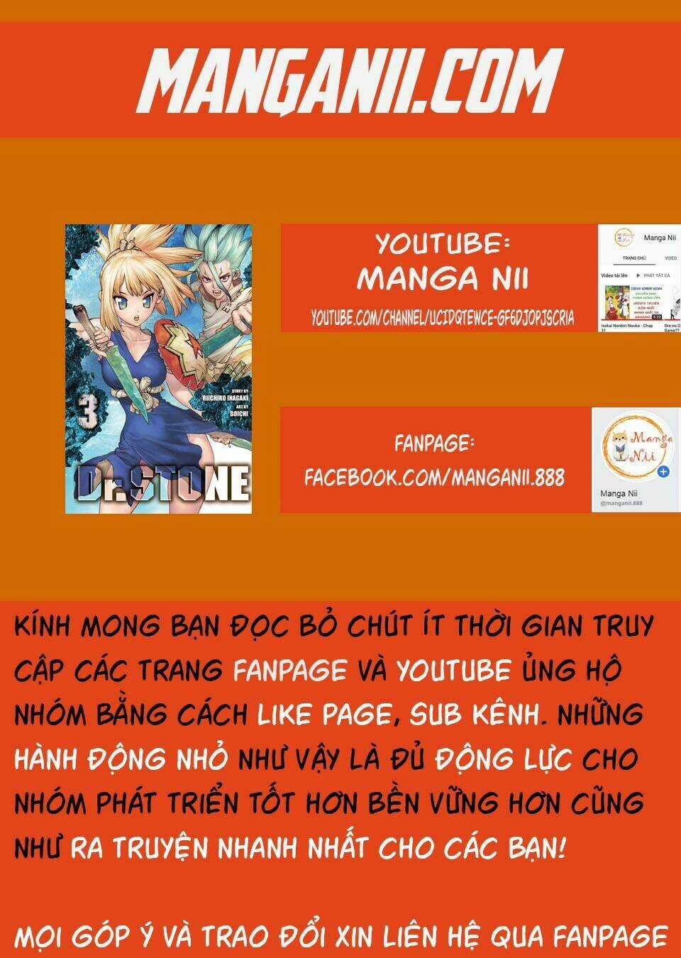 Dr.stone - Hồi Sinh Thế Giới Chapter 118 trang 0