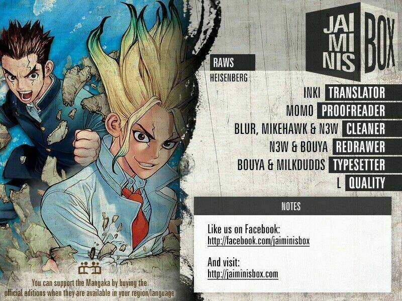 Dr.stone - Hồi Sinh Thế Giới Chapter 23 trang 1