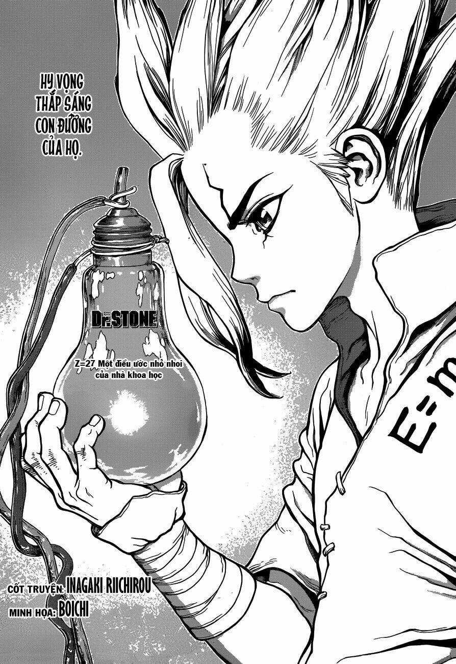 Dr.stone - Hồi Sinh Thế Giới Chapter 27 trang 2