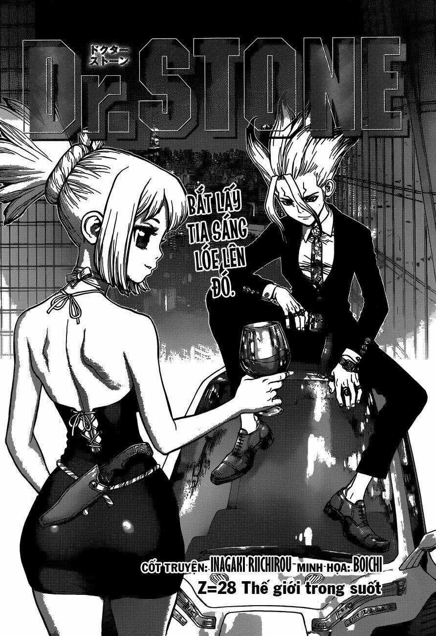 Dr.stone - Hồi Sinh Thế Giới Chapter 28 trang 3
