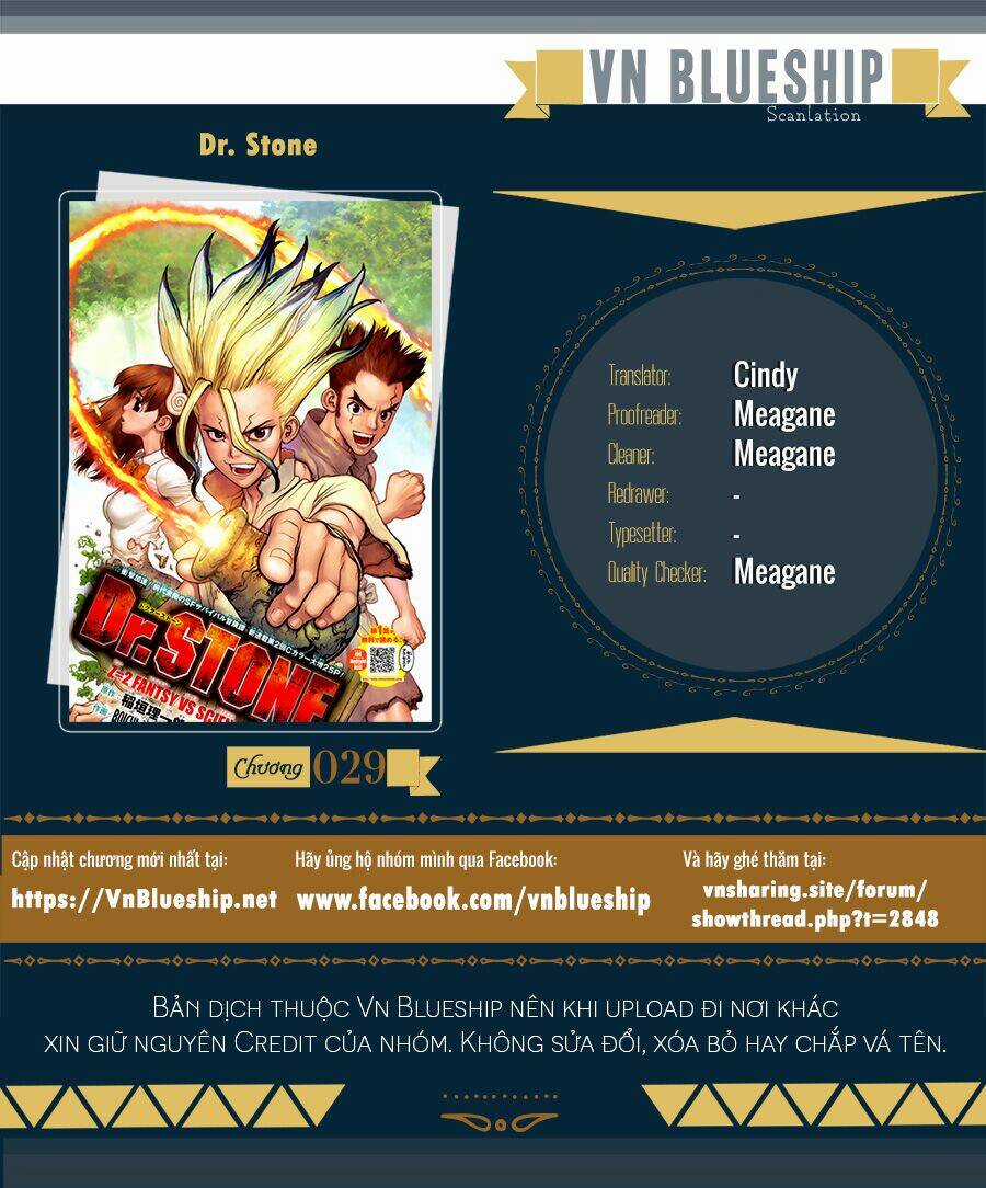 Dr.stone - Hồi Sinh Thế Giới Chapter 29 trang 0