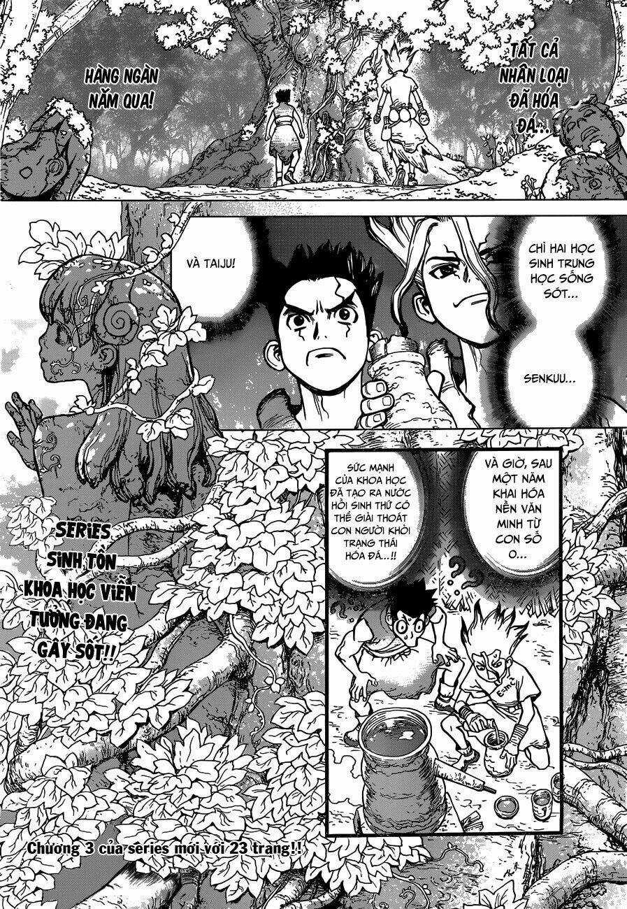 Dr.stone - Hồi Sinh Thế Giới Chapter 3 trang 2