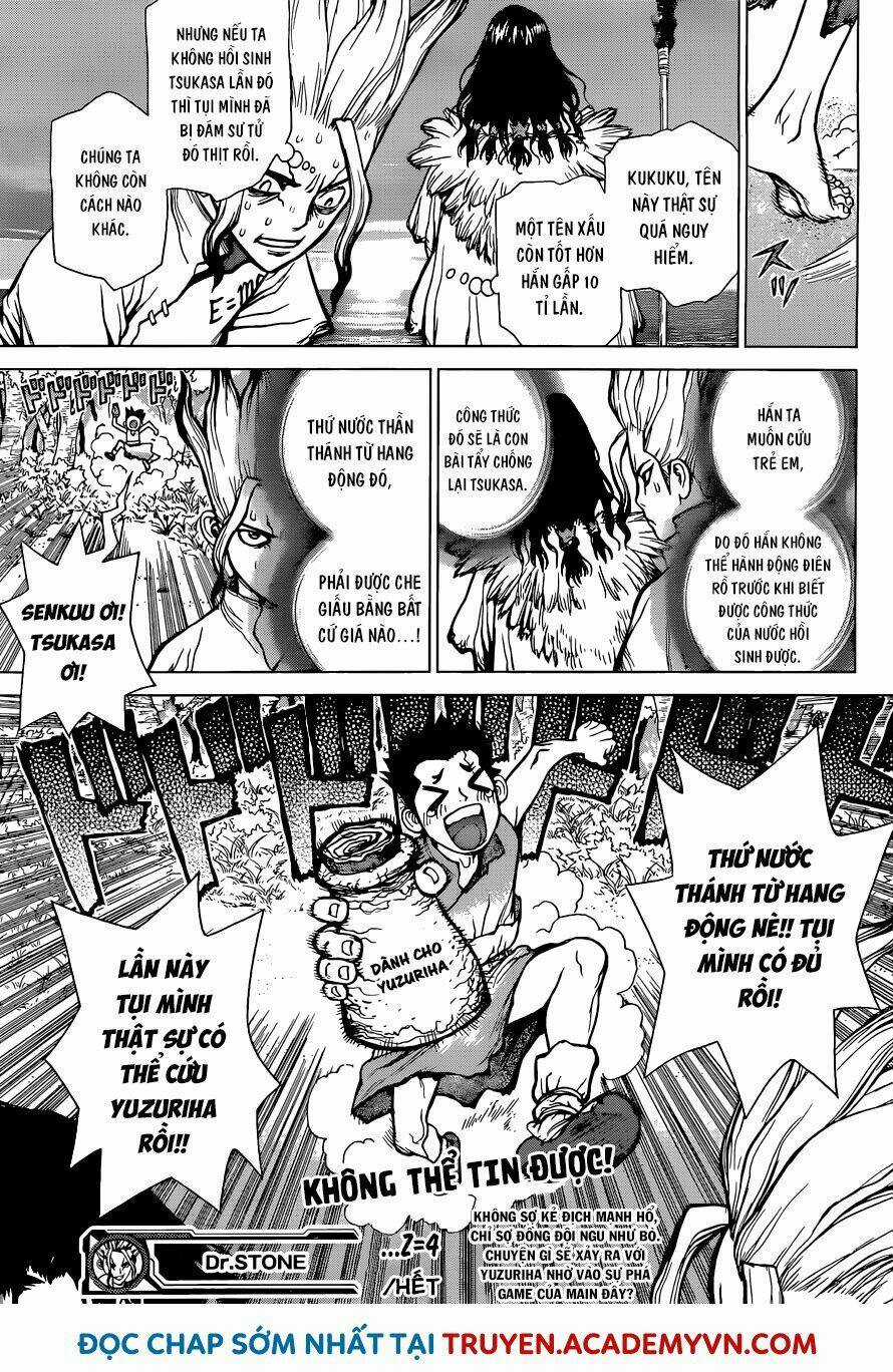 Dr.stone - Hồi Sinh Thế Giới Chapter 4 trang 19