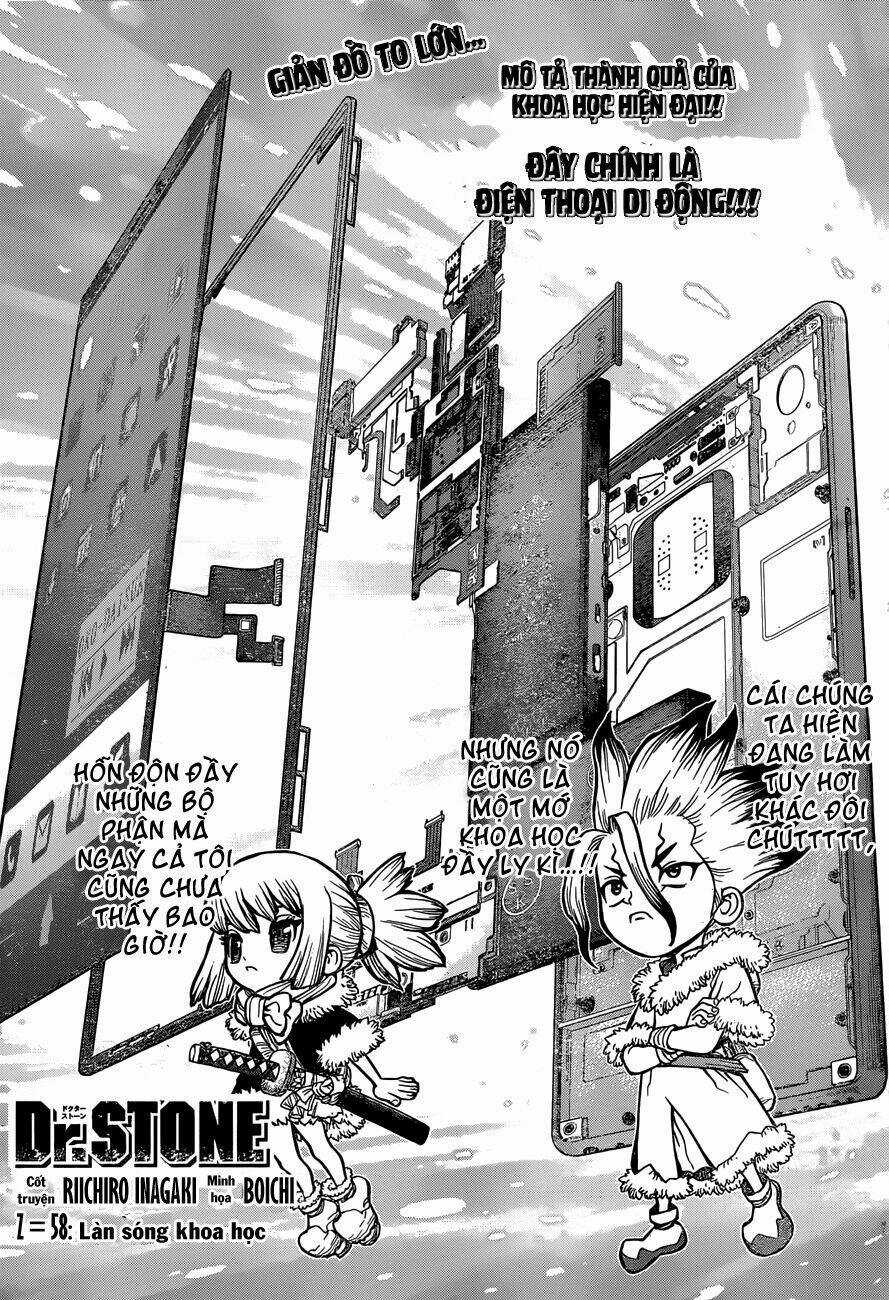 Dr.stone - Hồi Sinh Thế Giới Chapter 58 trang 1