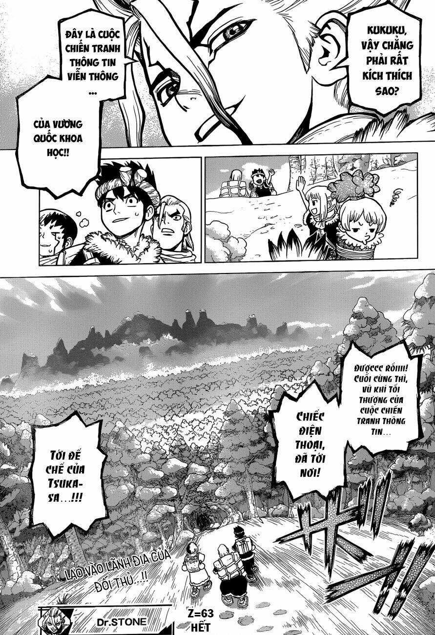 Dr.stone - Hồi Sinh Thế Giới Chapter 63 trang 19