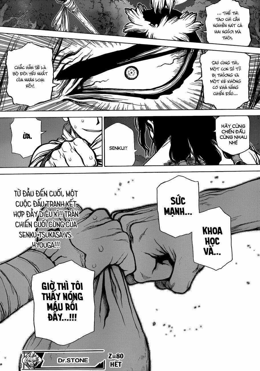 Dr.stone - Hồi Sinh Thế Giới Chapter 80 trang 18