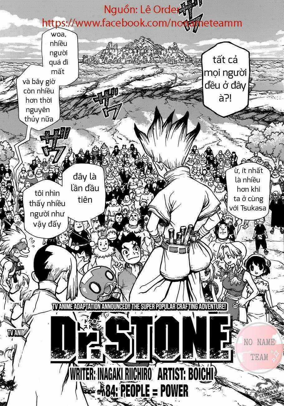 Dr.stone - Hồi Sinh Thế Giới Chapter 84 trang 1