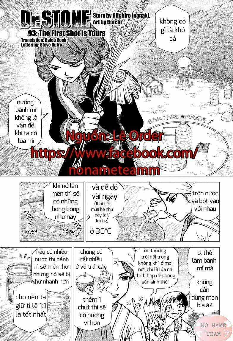 Dr.stone - Hồi Sinh Thế Giới Chapter 93 trang 1