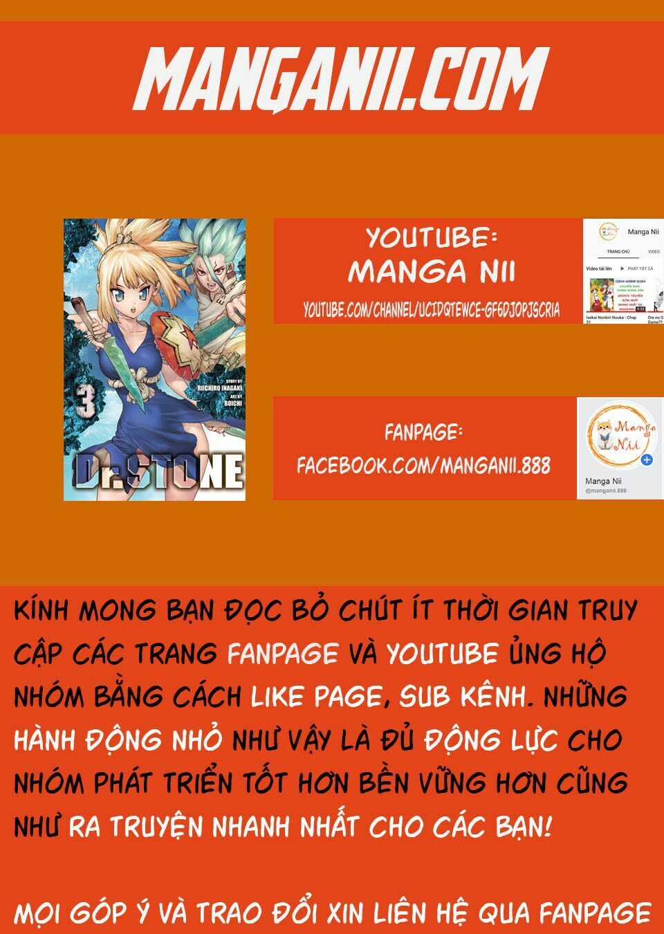Dr.stone Chapter 118 trang 0