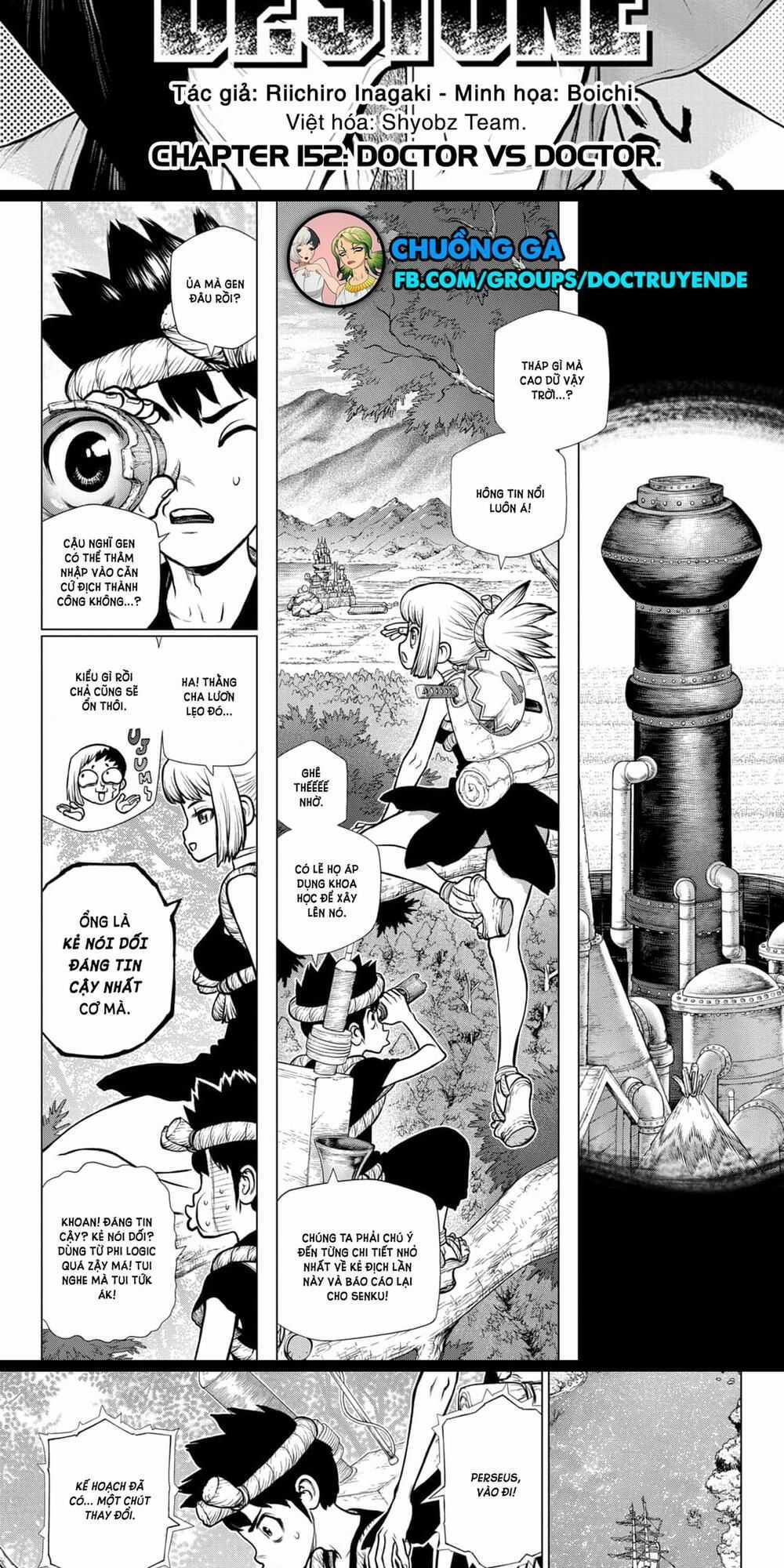 Dr.stone Chapter 152 trang 1