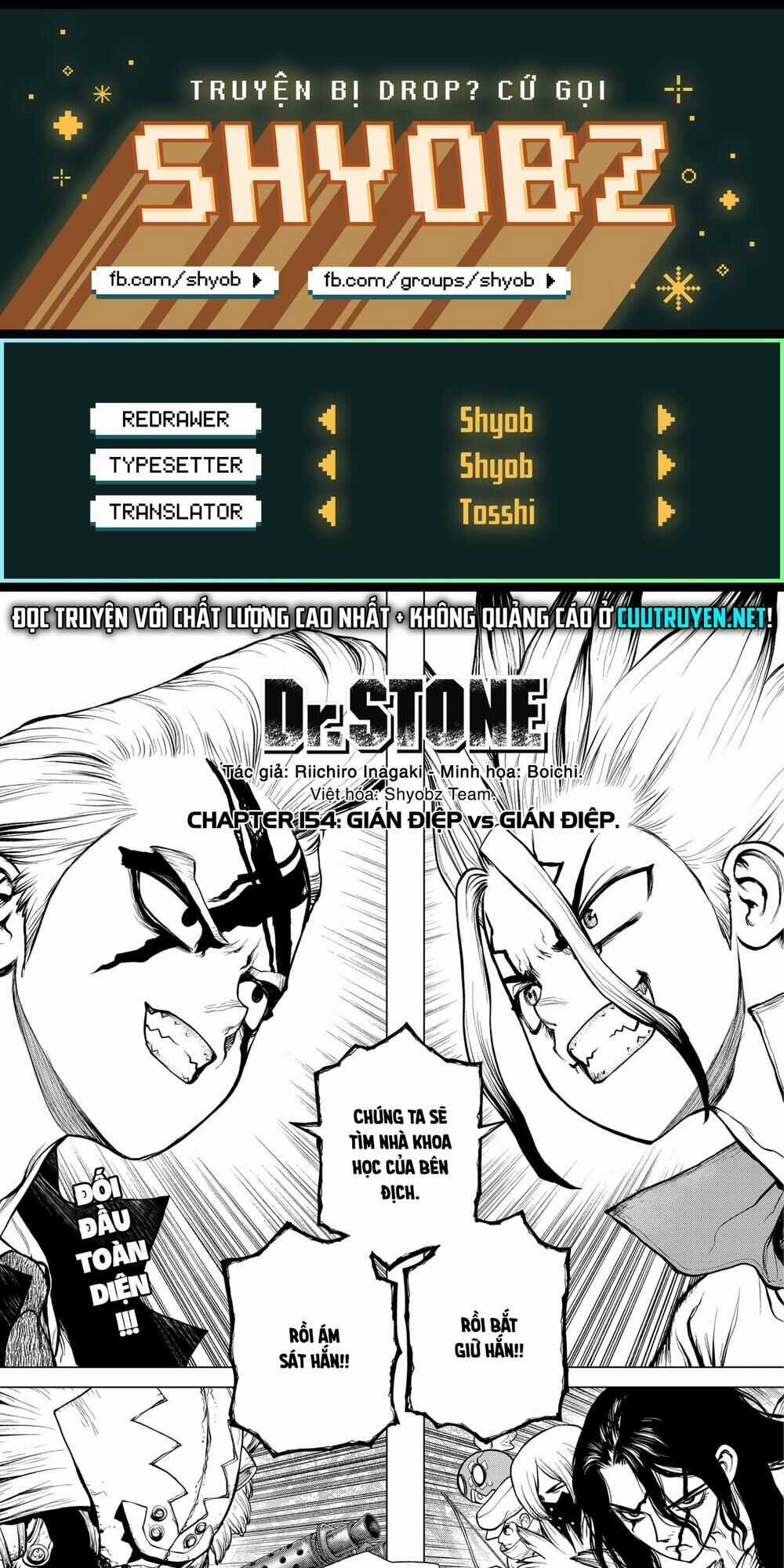Dr.stone Chapter 154 trang 0