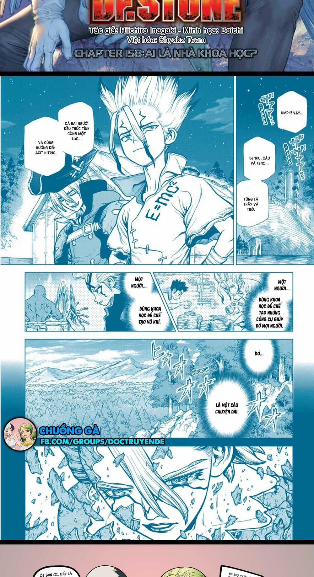 Dr.stone Chapter 158 trang 1