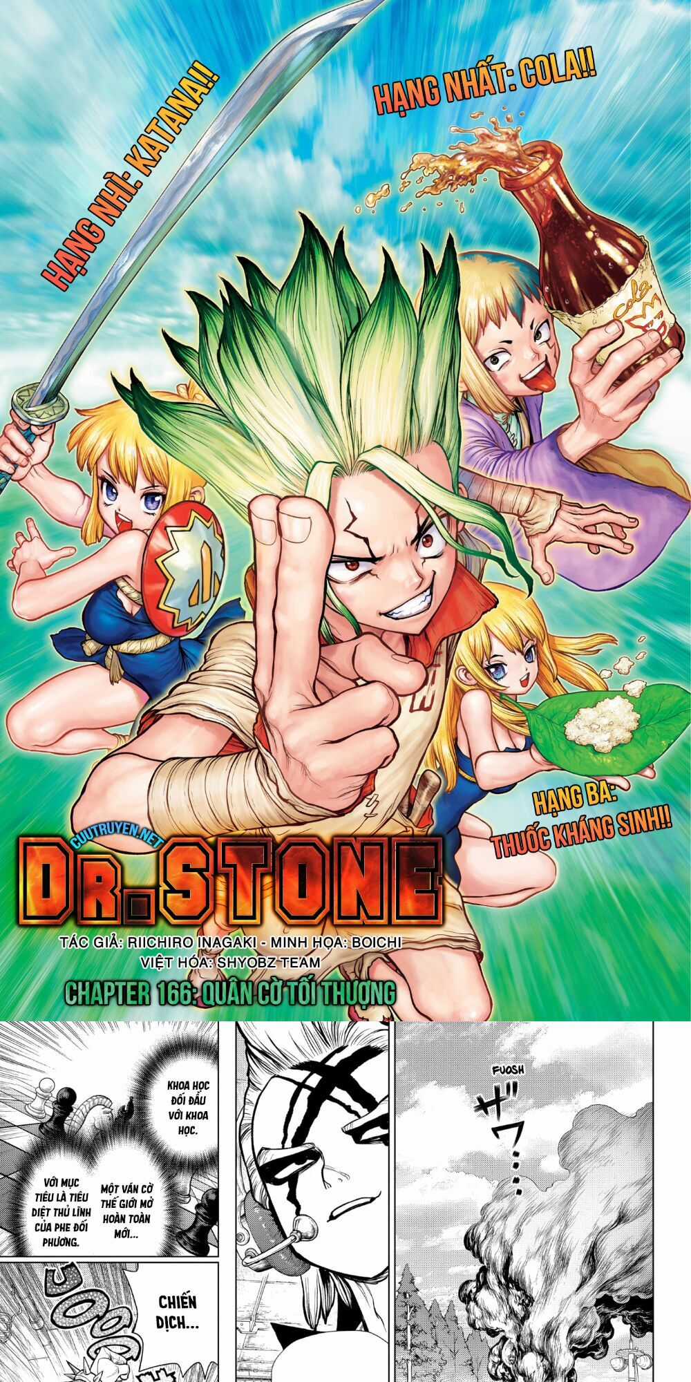Dr.stone Chapter 166 trang 0