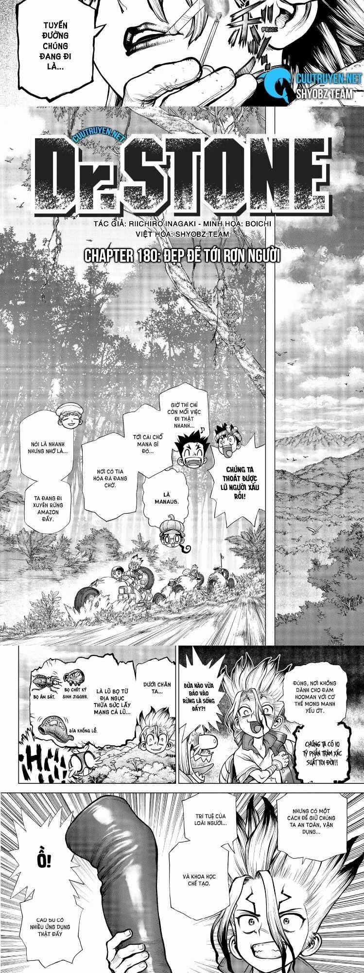 Dr.stone Chapter 180 trang 1