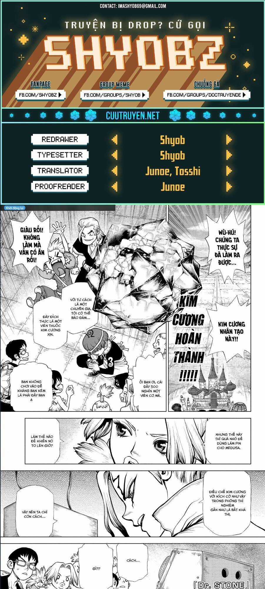 Dr.stone Chapter 183 trang 0