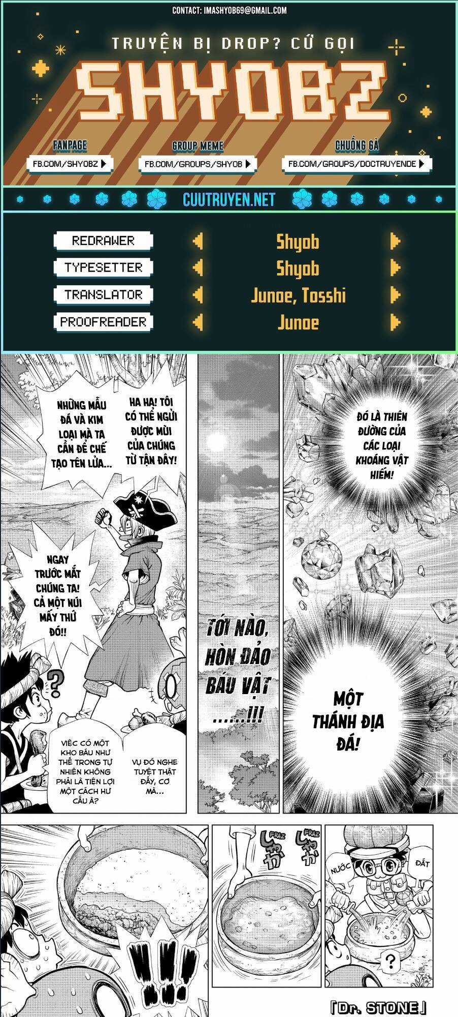 Dr.stone Chapter 184 trang 0