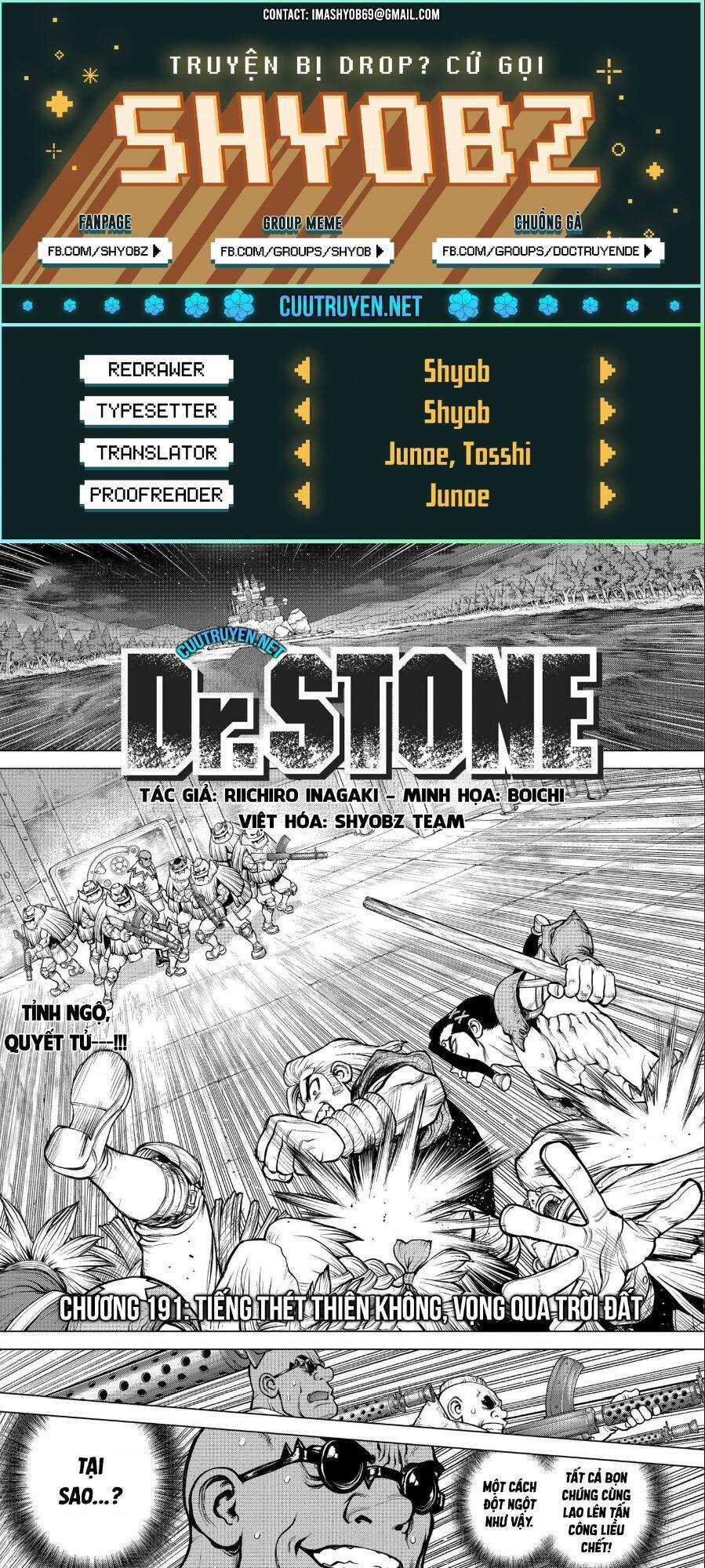 Dr.stone Chapter 191 trang 0