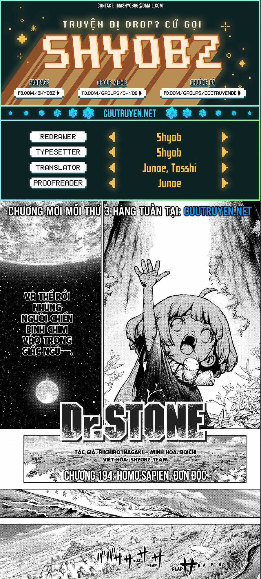 Dr.stone Chapter 194 trang 0