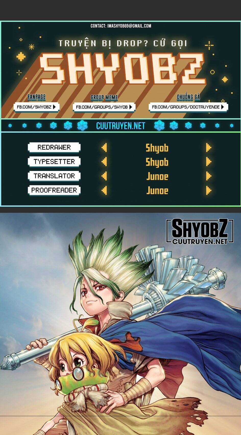 Dr.stone Chapter 201 trang 0