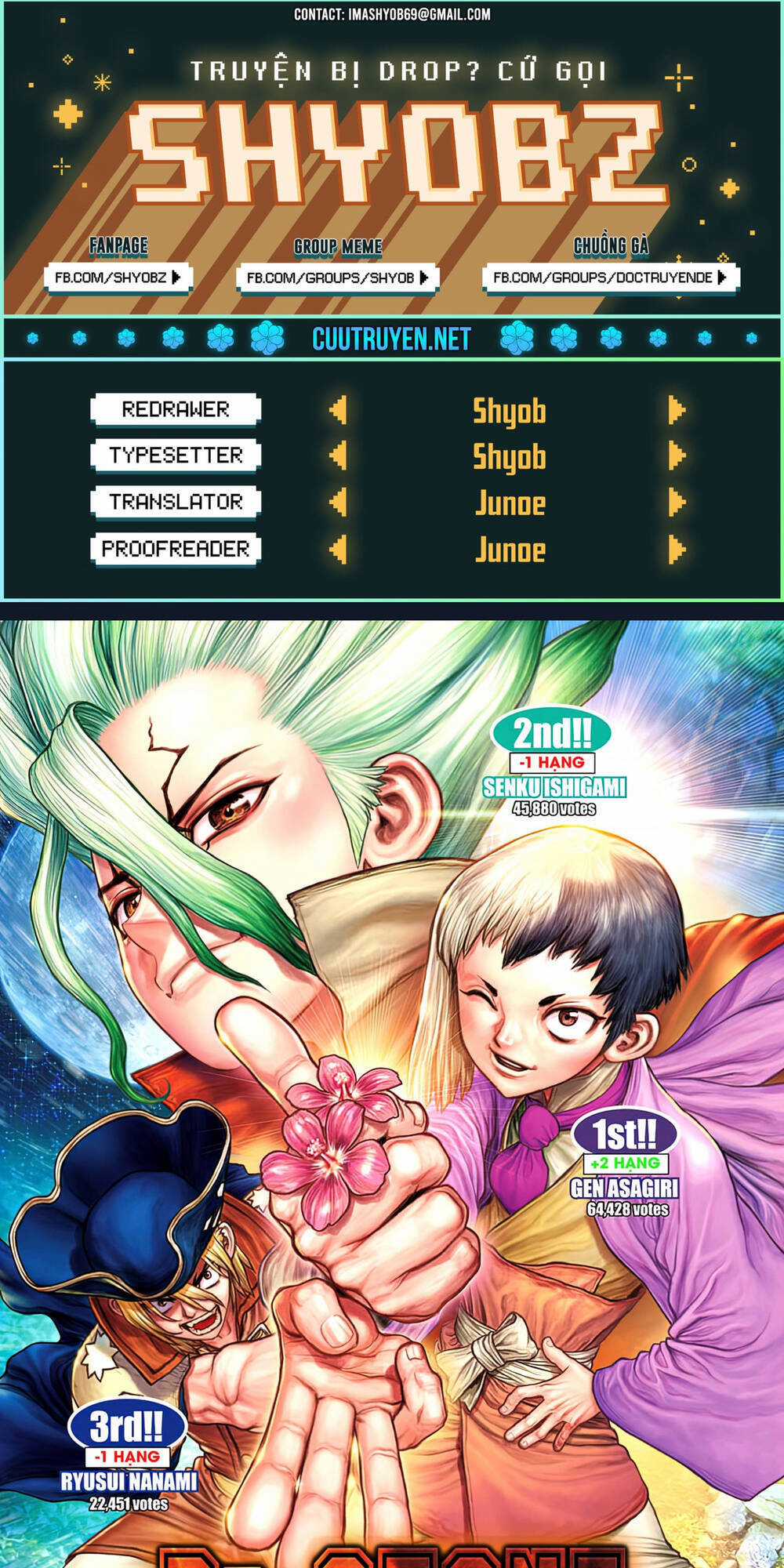 Dr.stone Chapter 203 trang 0