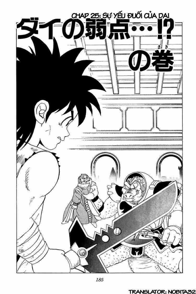 Dragon Quest - Dấu Ấn Rồng Thiêng Chapter 25 trang 0