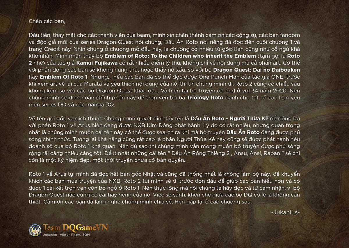 Dragon Quest - Dấu Ấn Roto - Những người kế thừa Chapter 1 trang 39