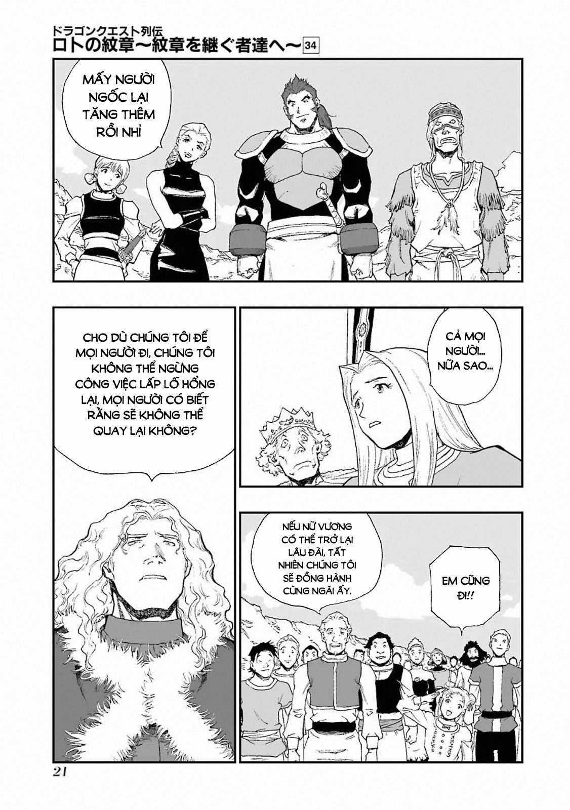 Dragon Quest - Dấu Ấn Roto - Những người kế thừa Chapter 312 trang 21