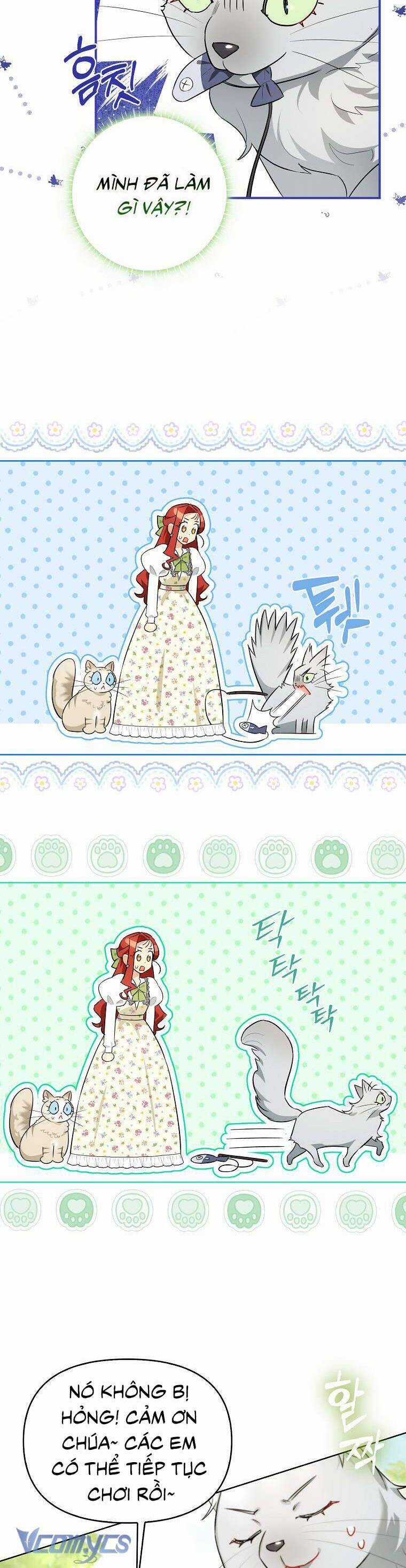 Dù Là Ác Nữ Nhưng Tôi Vẫn Phải Chăm Sóc Mèo Chapter 17 trang 24