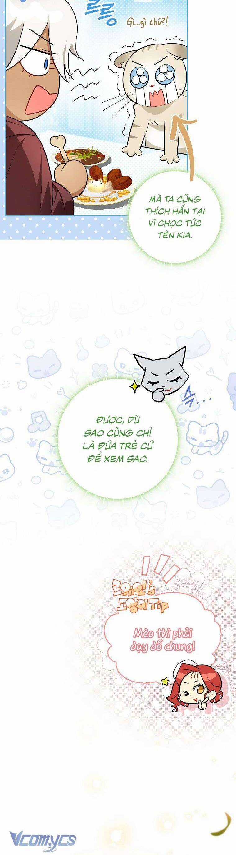 Dù Là Ác Nữ Nhưng Tôi Vẫn Phải Chăm Sóc Mèo Chapter 20 trang 18
