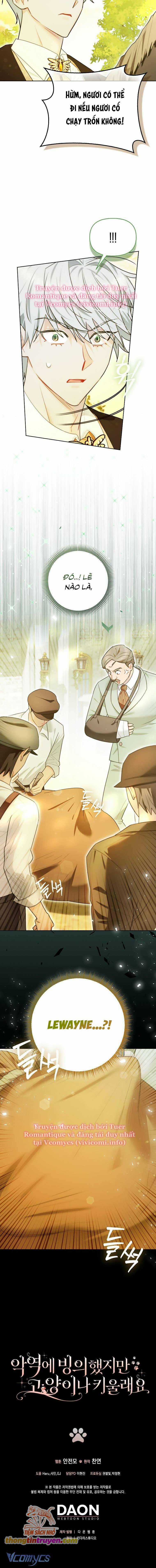 Dù Là Ác Nữ Nhưng Tôi Vẫn Phải Chăm Sóc Mèo Chapter 26 trang 7