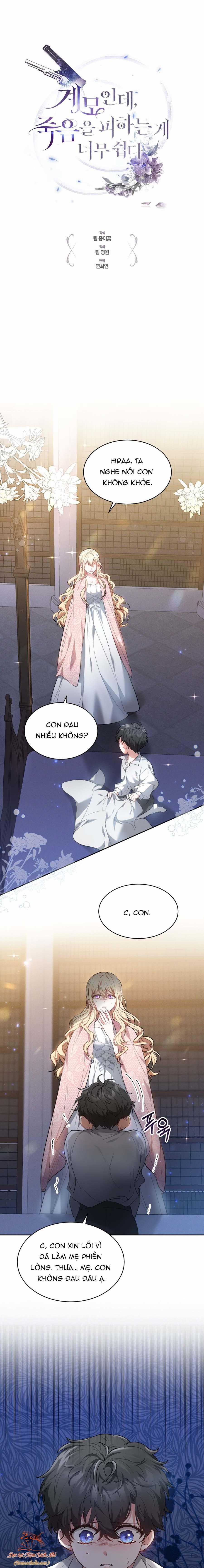 Dù Là Mẹ Kế Nhưng Tôi Thoát Khỏi Cái Chết Rất Dễ Dàng Chapter 2 trang 1
