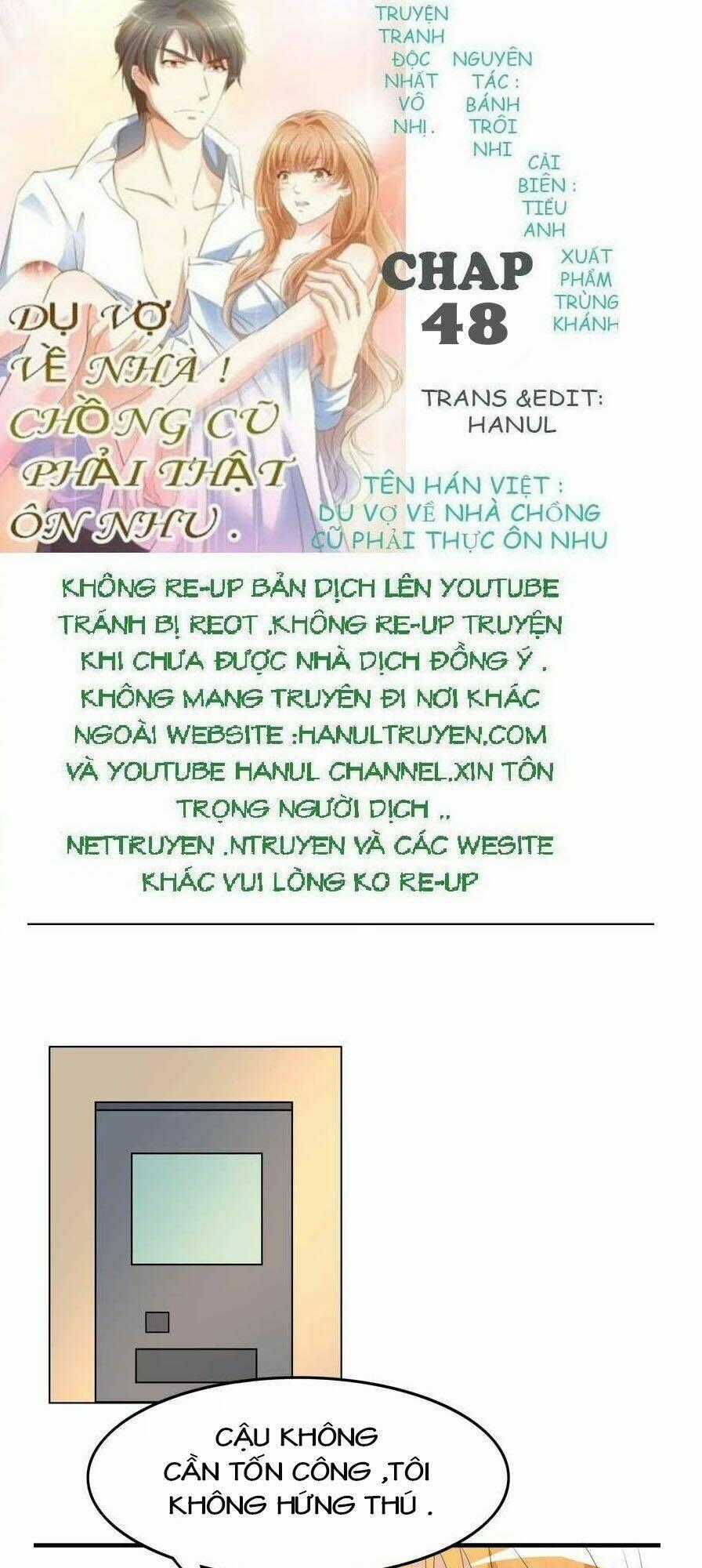 Dụ Vợ Về Nhà Chồng Cũ Phải Thật Ôn Nhu Chapter 48 trang 0