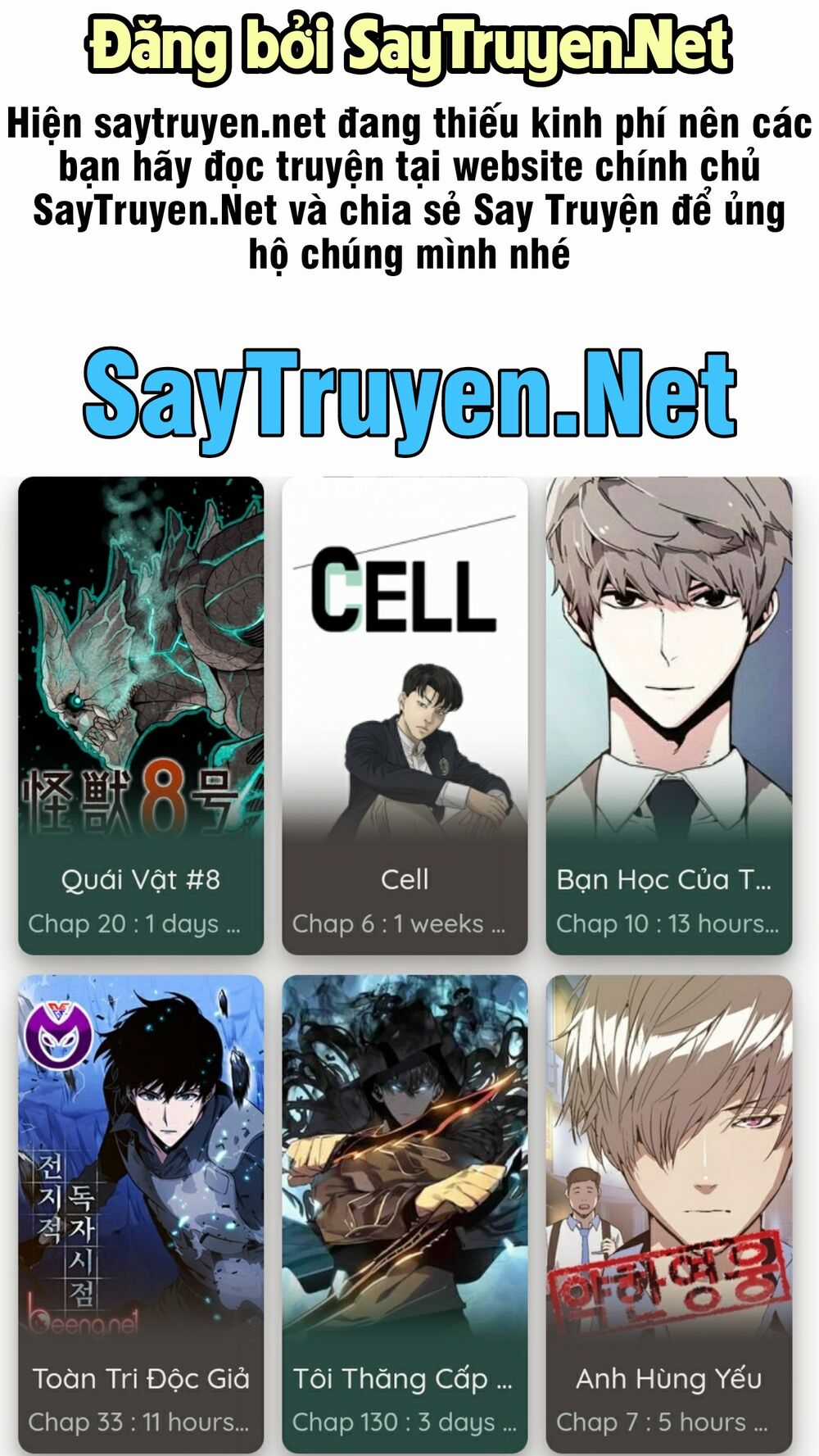 Đứa Con Thần Chết Chapter 138 trang 0