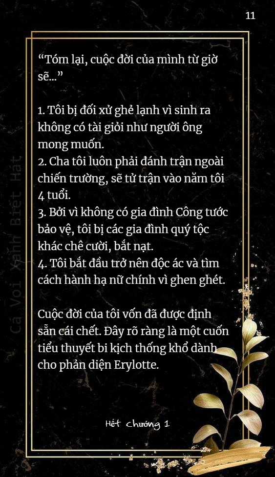 Đứa Trẻ 3 Tuổi Này Là Nhân Vật Phản Diện Chapter 1 trang 11