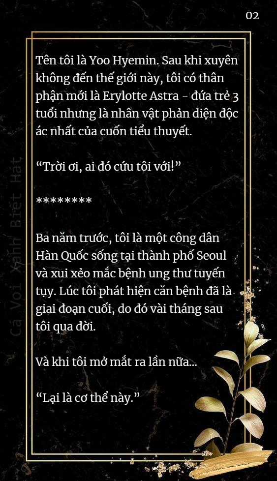 Đứa Trẻ 3 Tuổi Này Là Nhân Vật Phản Diện Chapter 1 trang 3