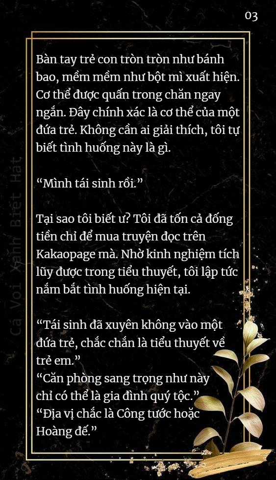 Đứa Trẻ 3 Tuổi Này Là Nhân Vật Phản Diện Chapter 1 trang 4