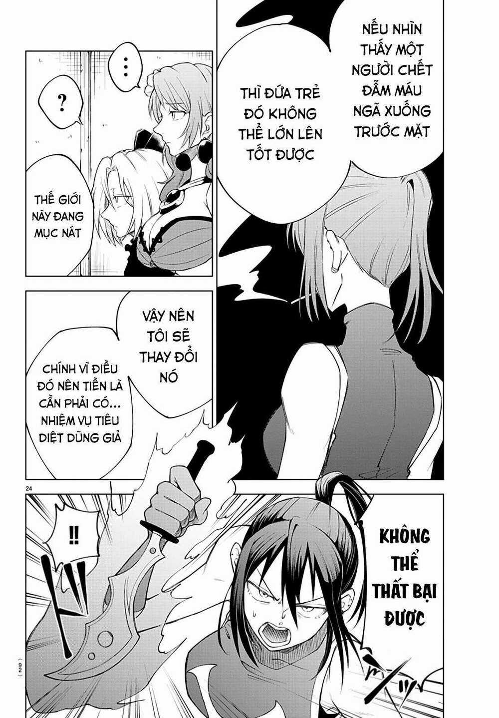 dũng giả gục ngã và công chúa sát thủ Chapter 2 trang 24