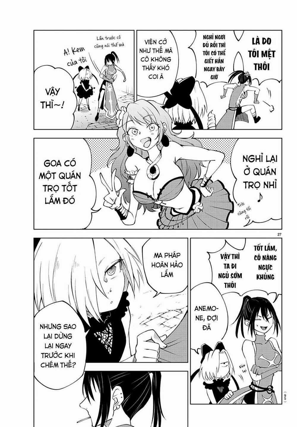 dũng giả gục ngã và công chúa sát thủ Chapter 2 trang 27