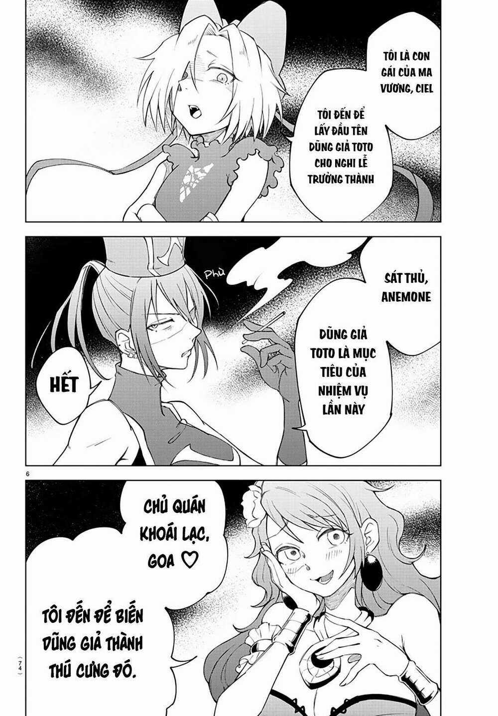 dũng giả gục ngã và công chúa sát thủ Chapter 2 trang 7