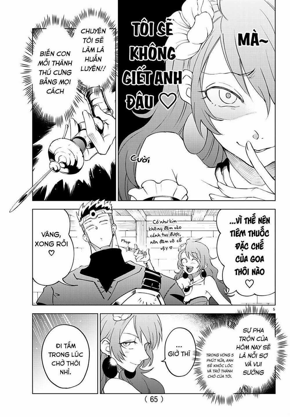 dũng giả gục ngã và công chúa sát thủ Chapter 3 trang 5