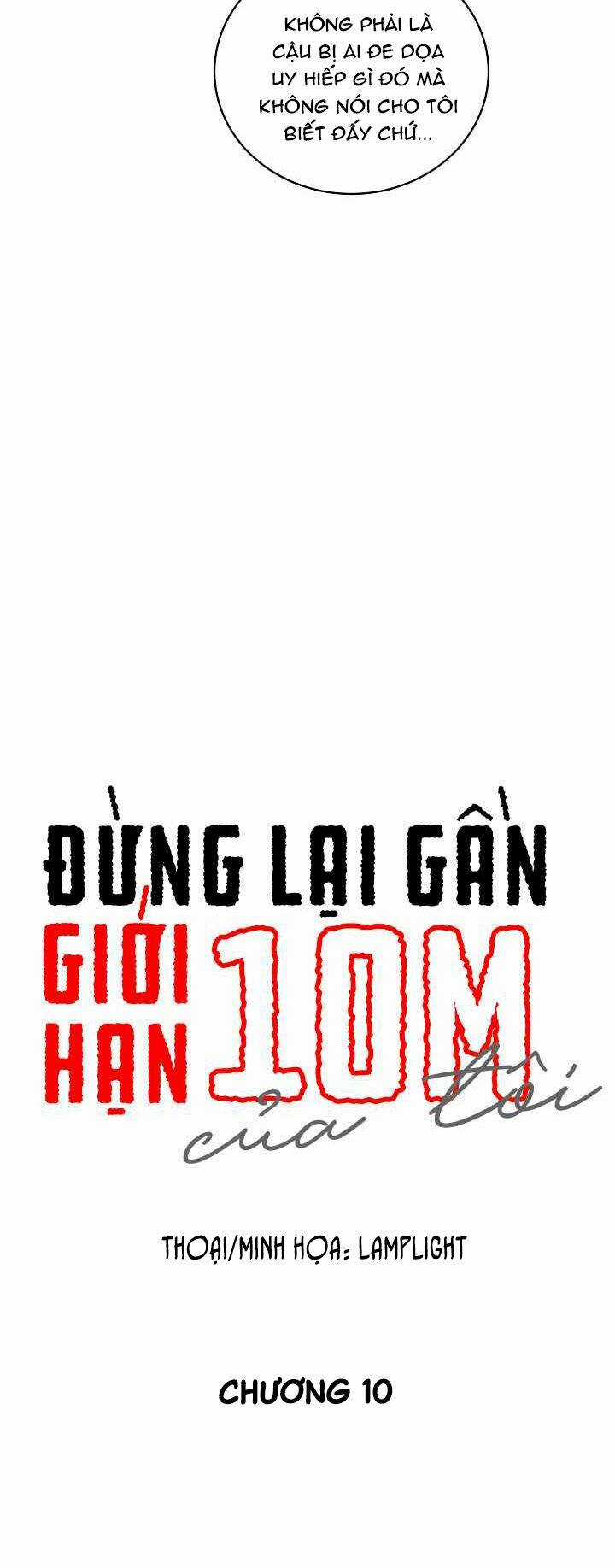 Đừng Lại Gần Giới Hạn 10M Của Tôi Chapter 10 trang 3
