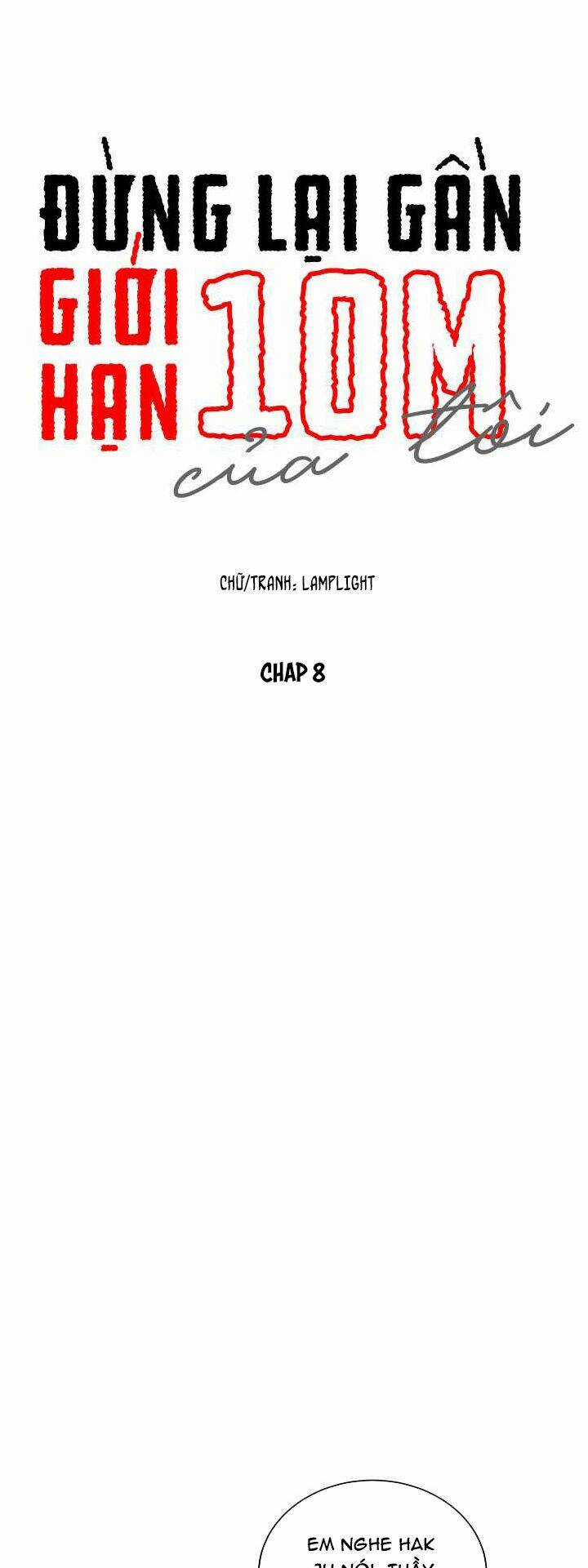 Đừng Lại Gần Giới Hạn 10M Của Tôi Chapter 8 trang 2