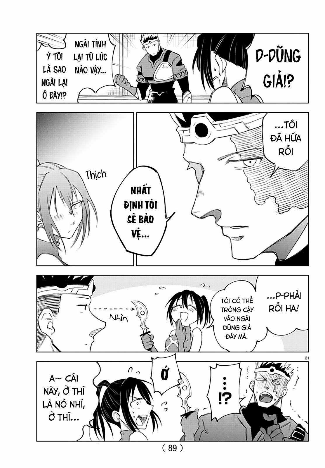 Dũng sĩ hay ngất và những nàng công chúa sát thủ Chapter 2 trang 21