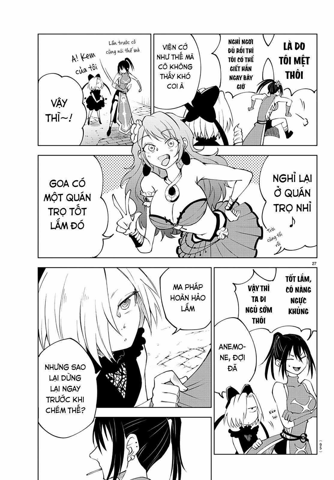 Dũng sĩ hay ngất và những nàng công chúa sát thủ Chapter 2 trang 27