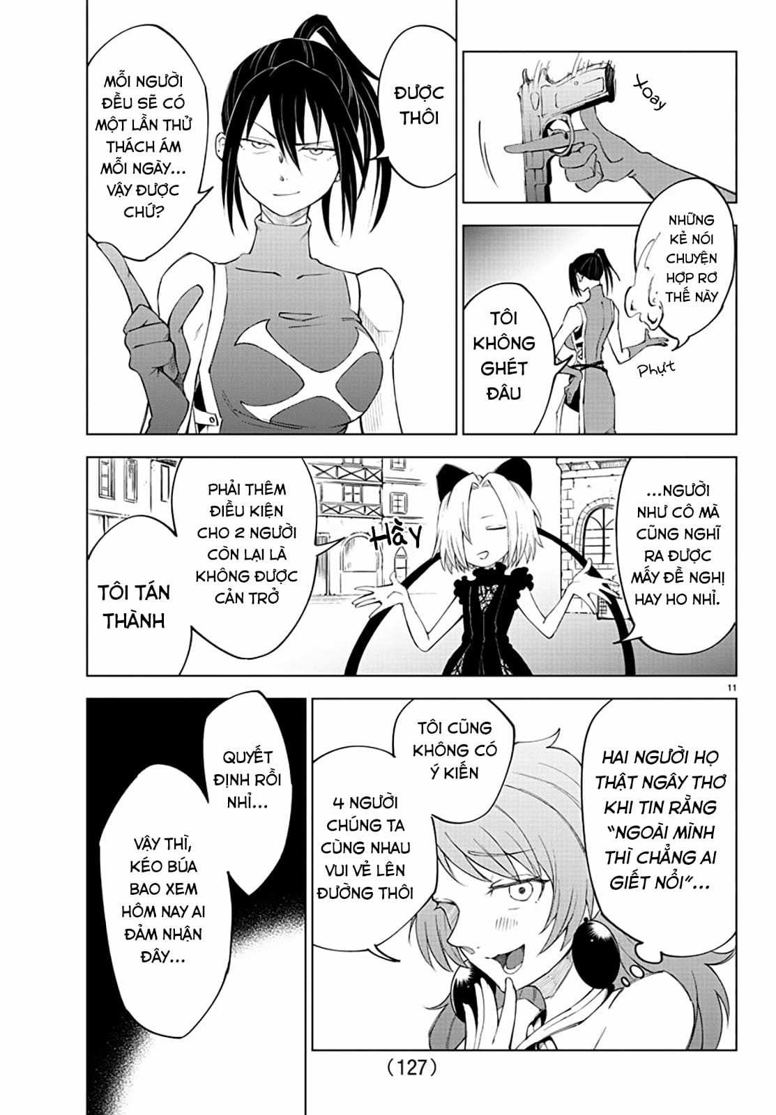 Dũng sĩ hay ngất và những nàng công chúa sát thủ Chapter 4 trang 11